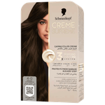 Schwarzkopf Natural Dark Brown Color Cream Kit - No. 4