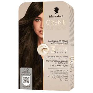 Schwarzkopf Natural Dark Brown Color Cream Kit - No. 4