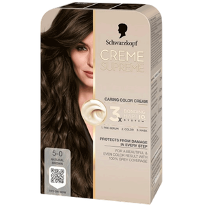 Schwarzkopf Natural Brown Color Cream Kit - No. 5