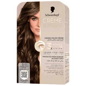 Schwarzkopf Natural Light Brown Color Cream Kit - No. 6
