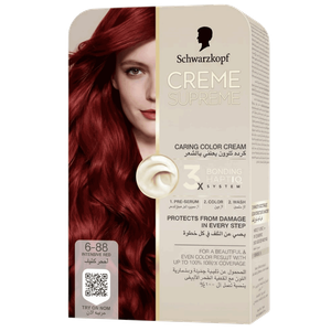 Schwarzkopf Intensive Red Color Cream Kit - No. 6-88