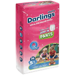 حفاضات شورت أداء متطور جامب إن قياس 5 من دارلينغز - كبير