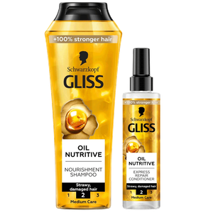 Schwarzkopf Gliss Oil Nutritive Shampoo & Express Conditioner