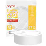 صحون بلاستيكية دائرية من بابكو