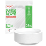Papco Plastic Round Plate