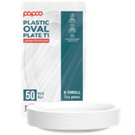 صحون بلاستيكية بيضاوية من بابكو - رقم 1