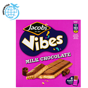 Jacobs Vibes Milk Chocolate Biscuits