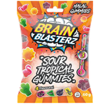 Brain Blasterz Sour Tropical Gummy