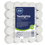 Oland Aura Tea Light Deco Premium Wax - 3 Hour Burning Time
