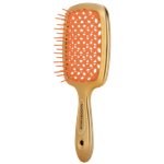 Bows & Dots Air Hair Brush Scalp-friendly - Gold & Orange
