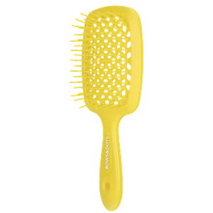 Bows & Dots Air Hair Brush Scalp-friendly - Yellow