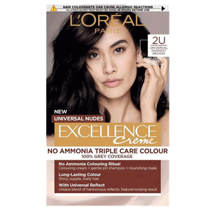 L'Oreal Paris Darkest Brown Execllence Creme Hair Dye - 2U