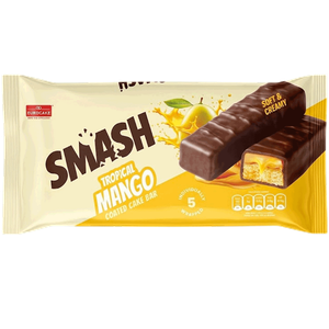 Eurocake Smash Tropical Mango Coated Cake Bar