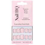 Nail HQ Square False Nails - Baby Pink
