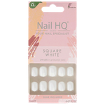 Nail HQ Square False Nails - White