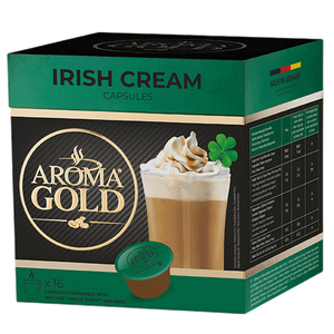 كبسولات دولتشي غوستو بنكهة الأيريش كريم من أروما جولد
