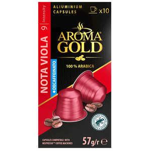 Aroma Gold Nota Viola Decaf Nespresso Capsules