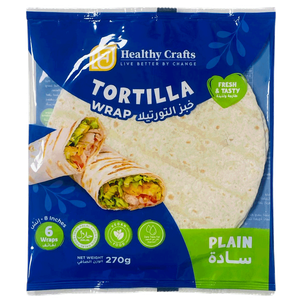 Healthy Crafts Plain Tortilla Wrap
