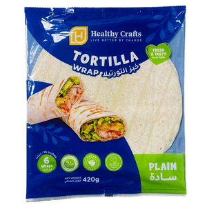 Healthy Crafts Plain Tortilla Wrap
