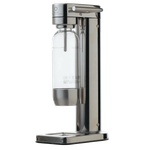 Qova Stainless Steel Soda Maker - Polished Metalic