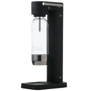 صانعة المشروبات الغازية الستانلس ستيل من قوفا - أسود