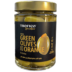 Trofico Ties Green Olives Stuffed with Orange