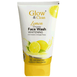 غسول الوجه بالليمون من جلو آند كلين