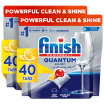 Finish Quantum Ultimate All in 1 Lemon Dishwasher Tablets