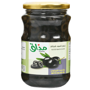 Mathaq Sliced Black Olives in Olive Oil