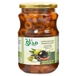 Mathaq Sliced Green & Black Olives in Olive Oil
