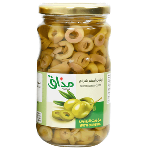 Mathaq Sliced Green Olives in Olive Oil
