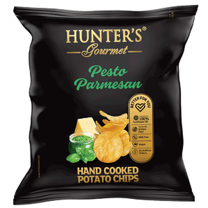 Hunter's Gourmet Pesto Parmesan Hand Cooked Potato Chips