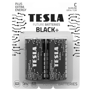 Tesla AA Black+ Blister Foil Batteries for Toys