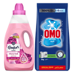 Omo Laundry Detergent Powder & Comfort Fabric Softener Bundle