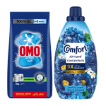 Omo Laundry Detergent Powder & Comfort Fabric Softener Bundle