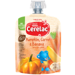 Cerelac Pumpkin with Banana & Carrot Puree - (6+ Months)