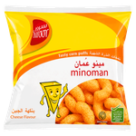 منتفخات الذرة مينو ممان بنكهة الجبنة من سرور