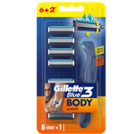 Gillette Blue3 Body Razor & Replacement Blades