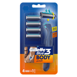Gillette Blue3 Body Razor & Replacement Blades