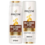 Pantene Pro-V Milky Damage Repair Shampoo 375 ml + Conditioner 360 ml