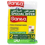 Sanita Club Extra Large Food Storage Bags - No. 16