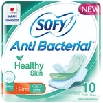 Sofy Antibacterial Slim Sanitary Pads with Wings 