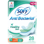 Sofy Antibacterial Slim Sanitary Pads with Wings 