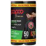 Papco 50 Gallons Garbage Bags with Tie - 78 x 85 cm