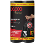 Papco 70 Gallons Garbage Bags with Tie - 90 x 120 cm