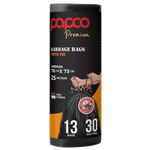 Papco 30 Gallons Garbage Bags with Tie - 78 x 73 cm