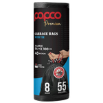 Papco 55 Gallons Garbage Bags with Tie - 84 x 100 cm