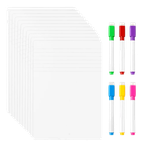 Adhesive Whiteboards & Markers Set