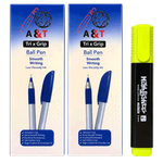 Pens & Highlighter Set