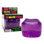 Needoh Nice Cube Shimmering Dust Squishy - Purple